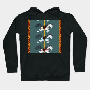Another Carousel Horse Pattern Hoodie